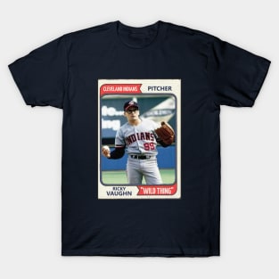 Major League Ricky Vaughn Baseball Card T-Shirt